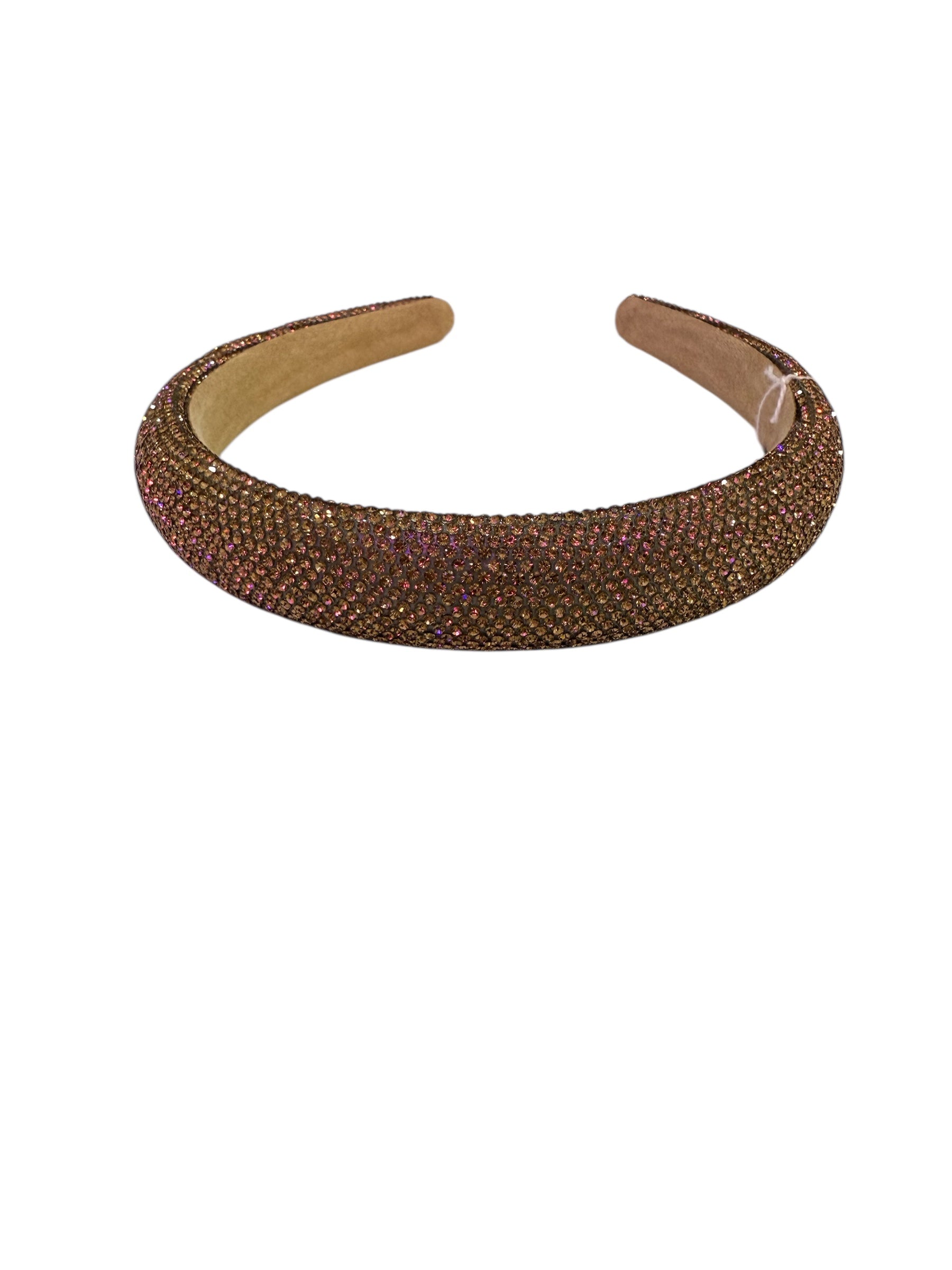 Brown Rhinestone Headband